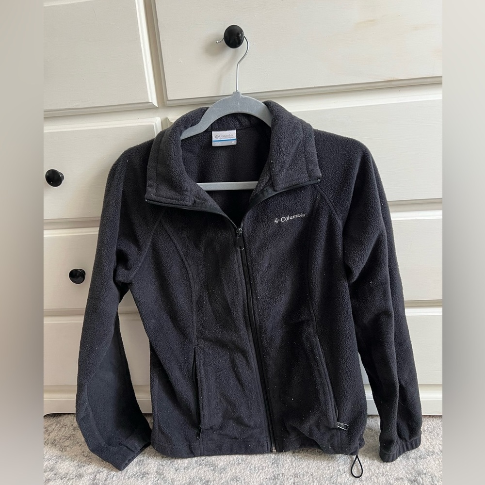 Columbia Fleece Jacket, Womens, Black